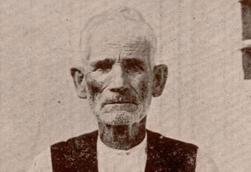 Fotografía de prensa de Francisco Leona, "El Hombre del Saco".